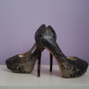 Blake Scott Snake Print Nellie Heels